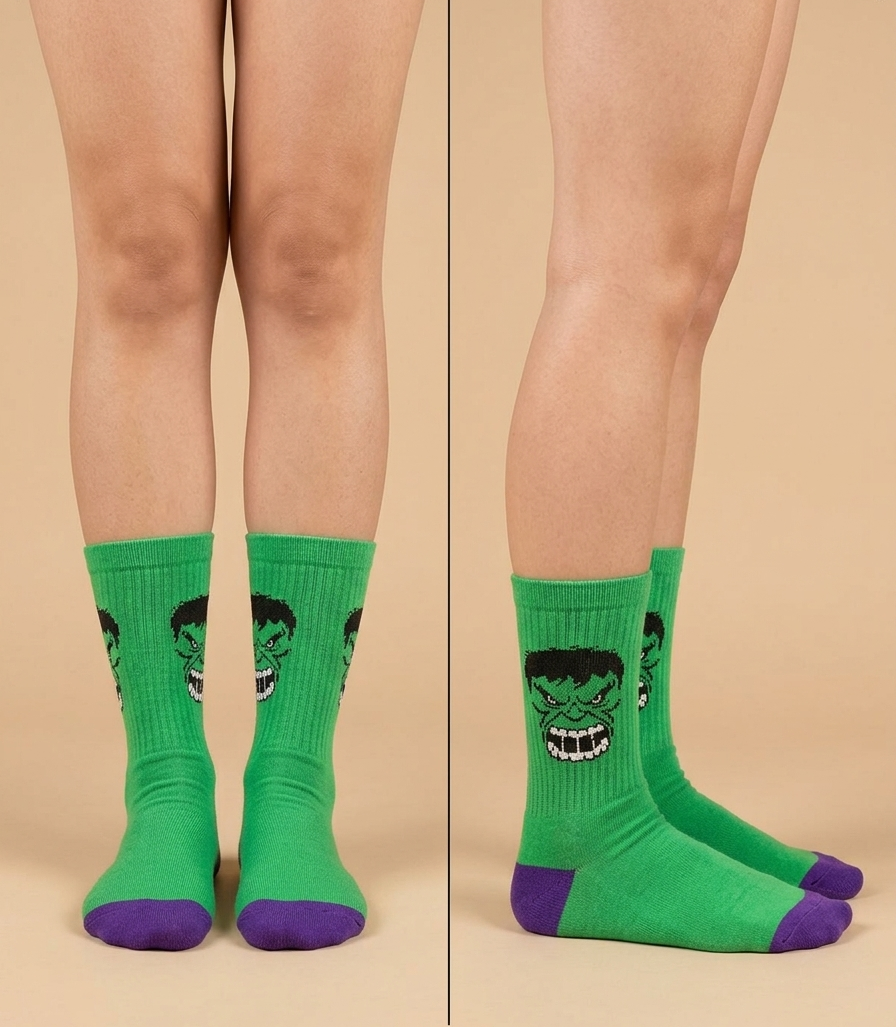 Modelo verde DA Socks